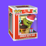 (Pre-Order) Grinch with Bag Funko Pop! Deluxe (35) Dr. Seuss Grinch