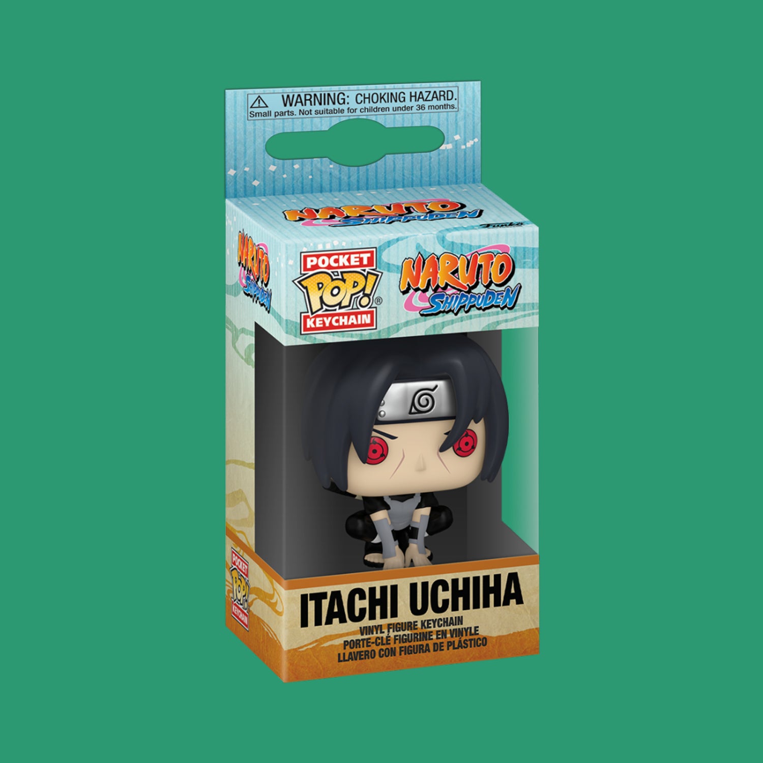 NARUTO SHIPPUDEN - Pocket Pop Keychains - Itachi Uchiha (Moonlit) :  : Keyring Funko Naruto