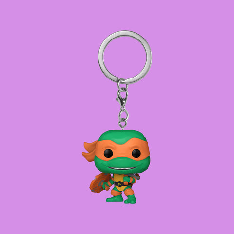 Michelangelo Funko Pocket POP! Schlüsselanhänger Teenage Mutant Ninja Turtles: Mutant Mayhem
