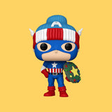 (Pre-Order) Holiday Captain America Funko Pop! (1438) Marvel