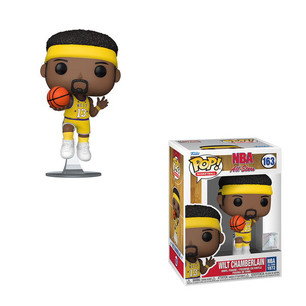 Funko Pop ! Wilt Chamberlain 1962 Warriors - Figurine Exclusive NBA - Environ 9,8 Cm