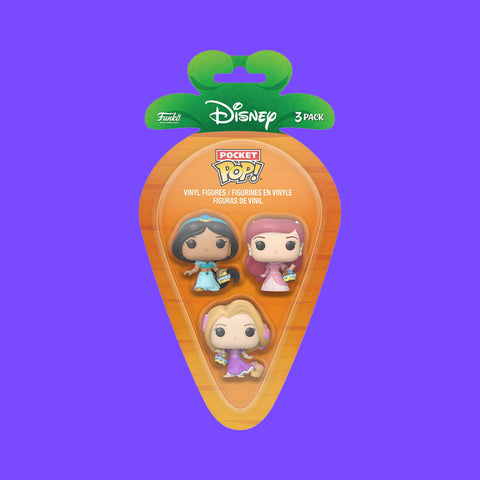 Jasmin, Ariel, Rapunzel 3er-Pack Funko Pocket POP! Disney Princesses