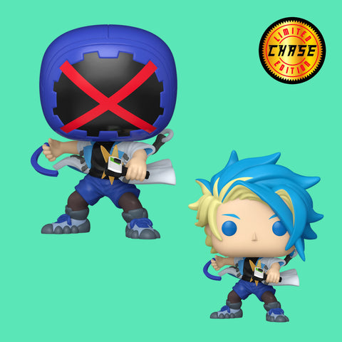 (Pre-Order) Chase Bundle Blader X & Jaxon Cross (2426) Funko Pop! Beyblade X