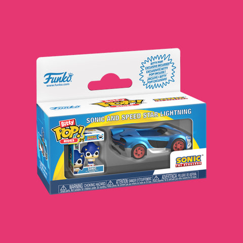 (Pre-Order) Sonic & Speed Star Lightning Funko Bitty Pop! Rides Sonic The Hedgehog