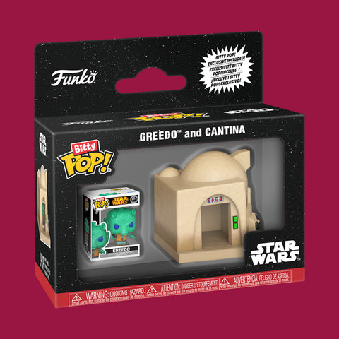 (Pre-Order) Greedo and Cantina Funko Bitty Pop! Town Star Wars