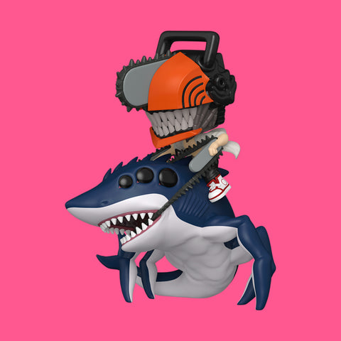 (Pre-Order) Chainsaw Man & Beam (147) Funko POP! Rides Chainsaw Man The Movie