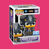 Shadow as Batman (591) Funko Pop! DC Justice League x Sonic The Hedgehog