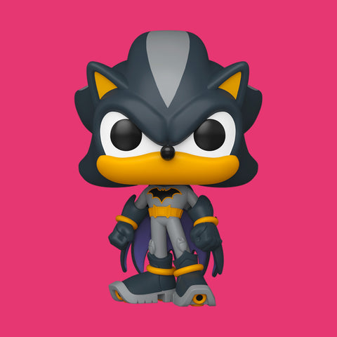 Shadow as Batman (591) Funko Pop! DC Justice League x Sonic The Hedgehog