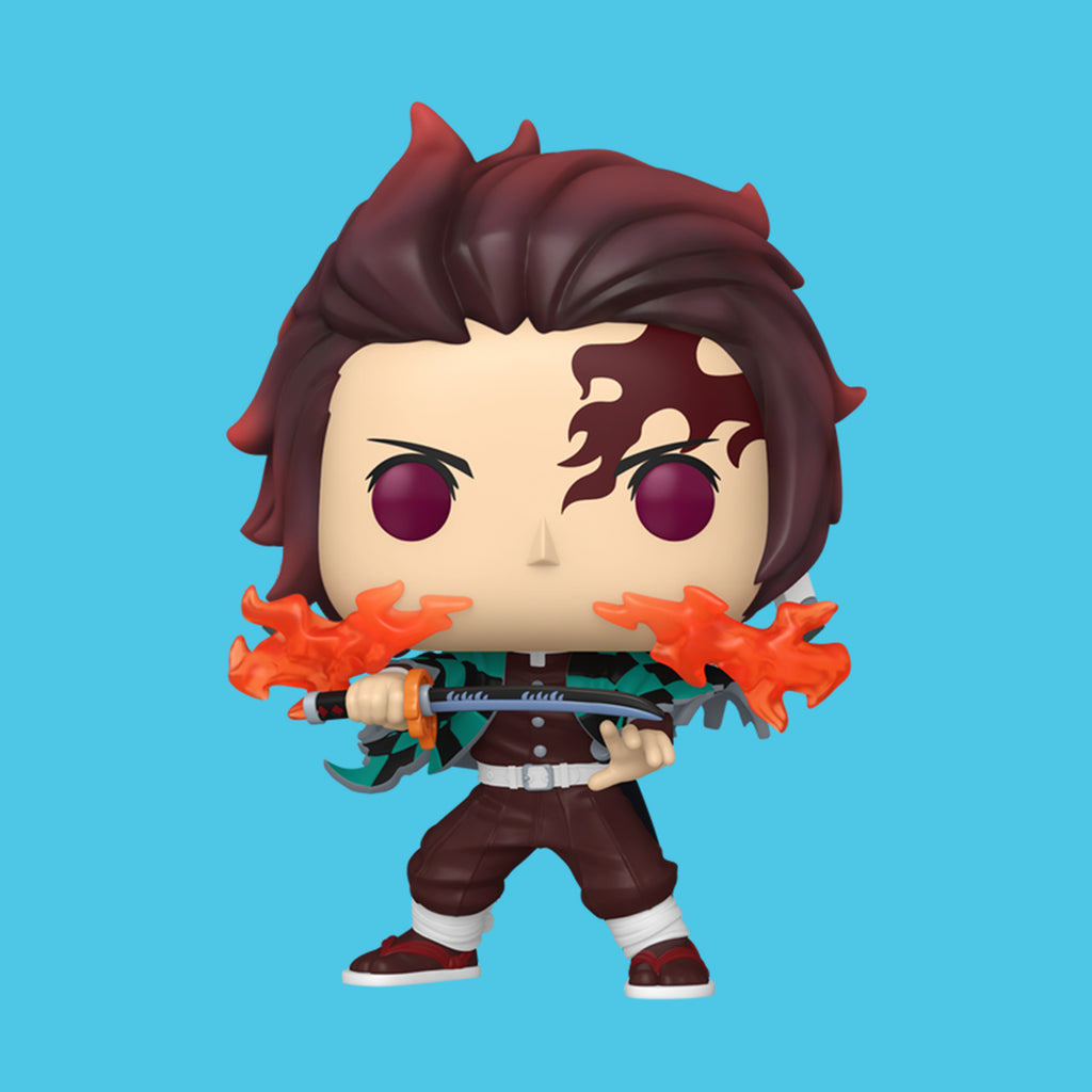 (Pre-Order) Tanjiro Kamado (Fire Breathing) (2501) Funko Pop! Demon Slayer