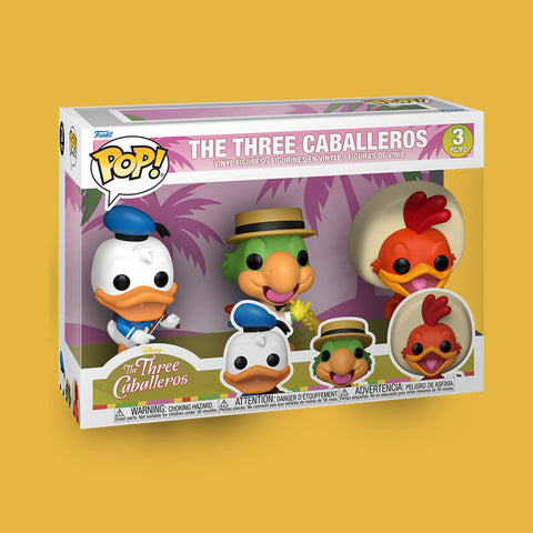 (Pre-Order) Die drei Caballeros (3-Pack) Funko Pop! The three caballeros