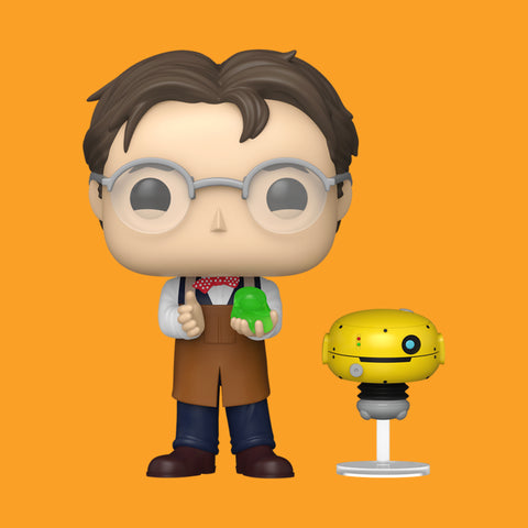 (Pre-Order) Professor Brainard with Weebo (1833) Funko Pop! Disney's Flubber