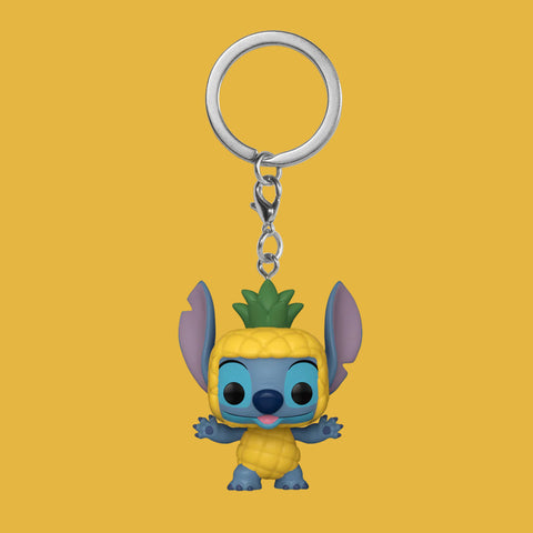 Stitch with Pinapple Keychain Funko Pop! Lilo & Stitch
