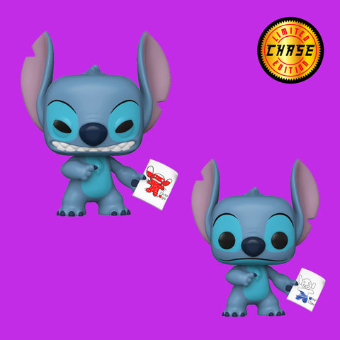 (Pre-Order) Chase Bundle Stitch with Mood Chart (1744) Funko POP! Lilo & Stitch