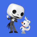 (Pre-Order) Jack Skellington with Zero (1808) Funko Pop! Nightmare Before Christmas