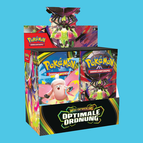 (Pre-Order) NUR 1 PRO KUNDE - Pokémon Mega-Entwicklung "Optimale Ordnung" Booster Display (sealed, 36 Booster) (deutsch)