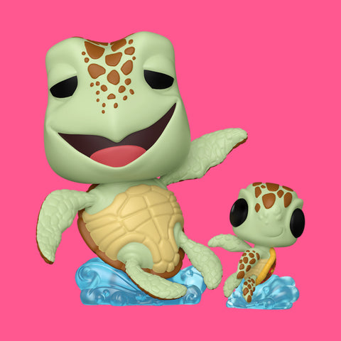 (Pre-Order) Crush with Squirt (1813) Funko Pop! Disney Pixar Findet Nemo