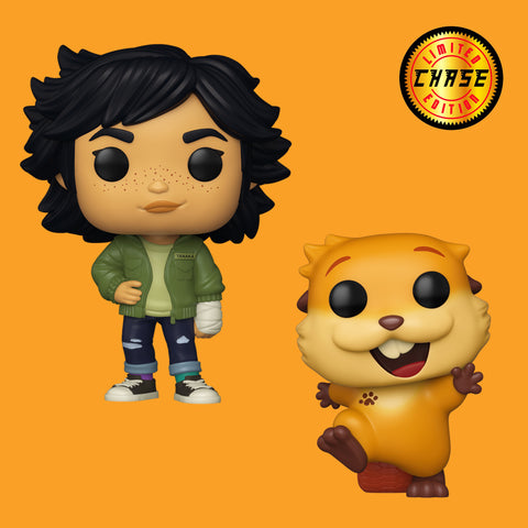 (Pre-Order) Mabel Beaver & Tanaka Chase Bundle (1749) Funko POP! Pixar's Hoppers
