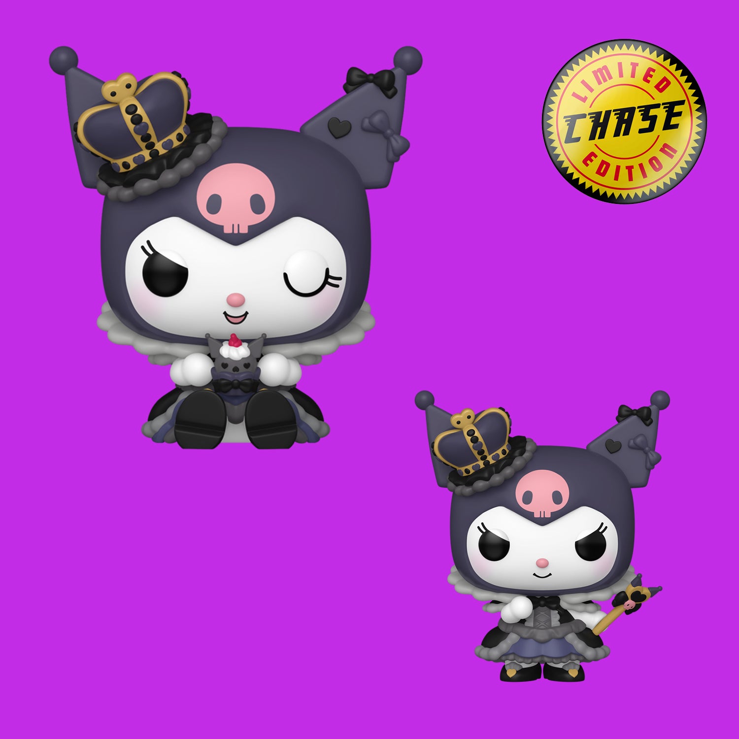 Chase Bundle Royal Kuromi (110) Funko Pop! Hello Kitty & Friends ...