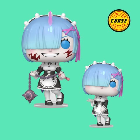 (Pre-Order) Rem Chase Bundle (2113) Funko Pop! Re:ZERO