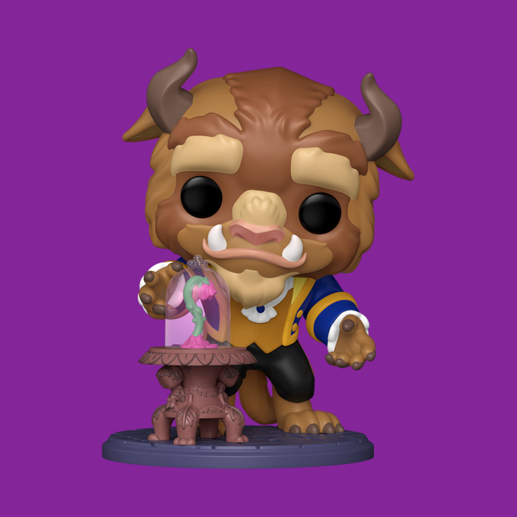 (Pre-Order) Beast with Enchanted Rose (1826) Funko Pop! Disney's Die Schöne und das Biest