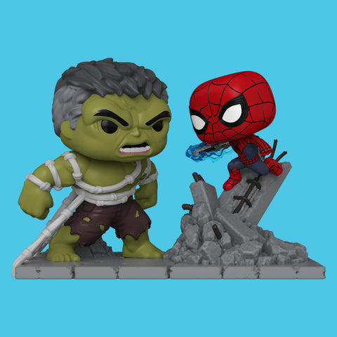 (Pre-Order) Spider-Man vs. Hulk Diorama Funko Pop! Moments Marvel Spider-Man Brand New Day