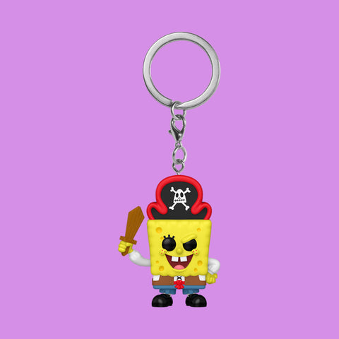 (Pre-Order) Spongebob Schwammkopf als Pirat Schlüsselanhänger Funko Pop!