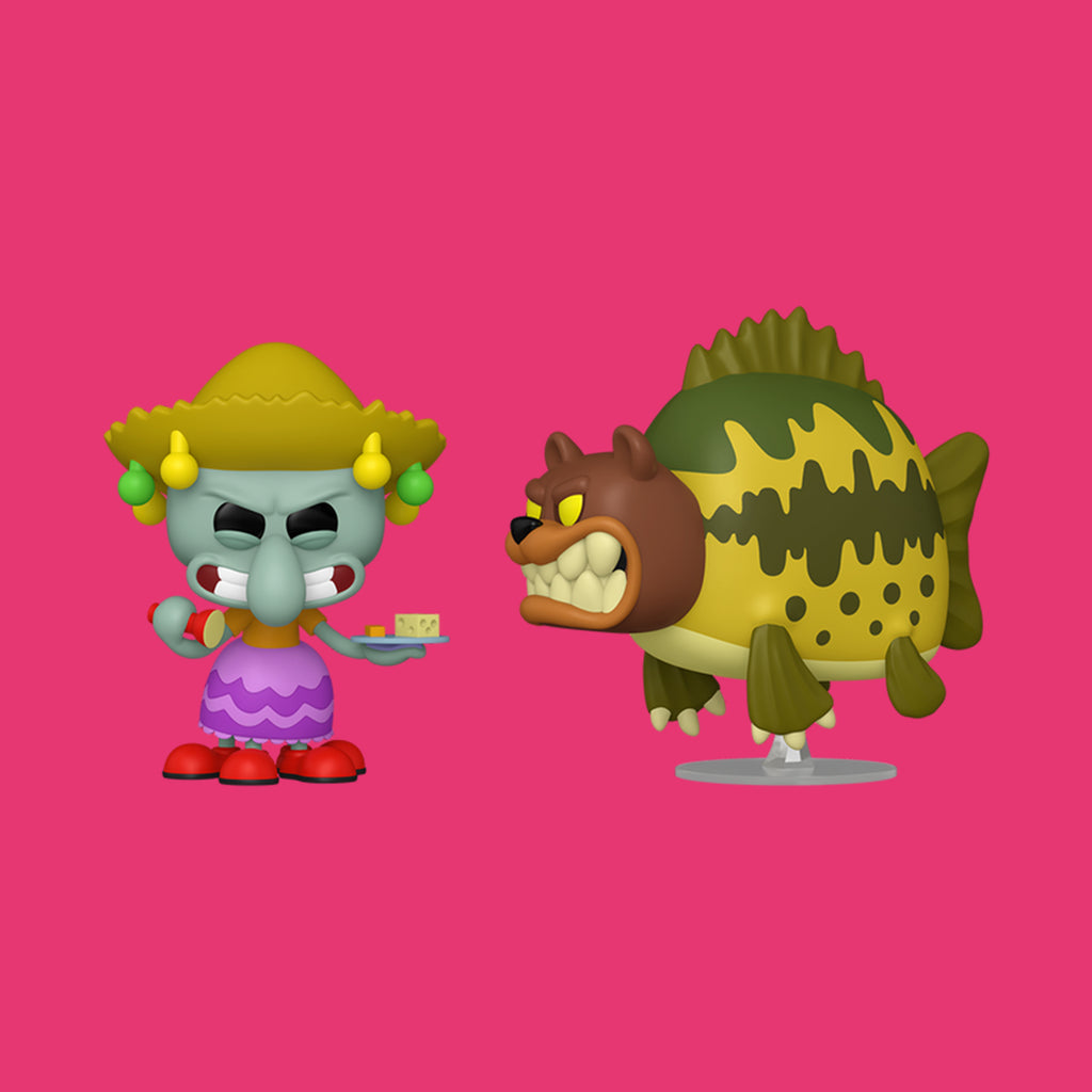 (Pre-Order) Squidward & Sea Bear 2-Pack Funko POP! Spongebob Schwammkopf