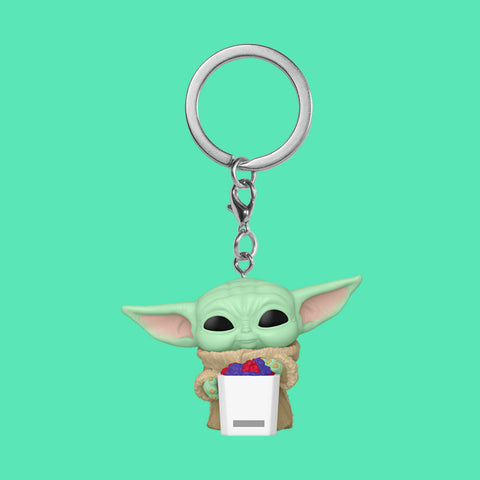 (Pre-Order) Grogu with Snack Schlüsselanhänger Funko Pop! Star Wars The Mandalorian & Grogu