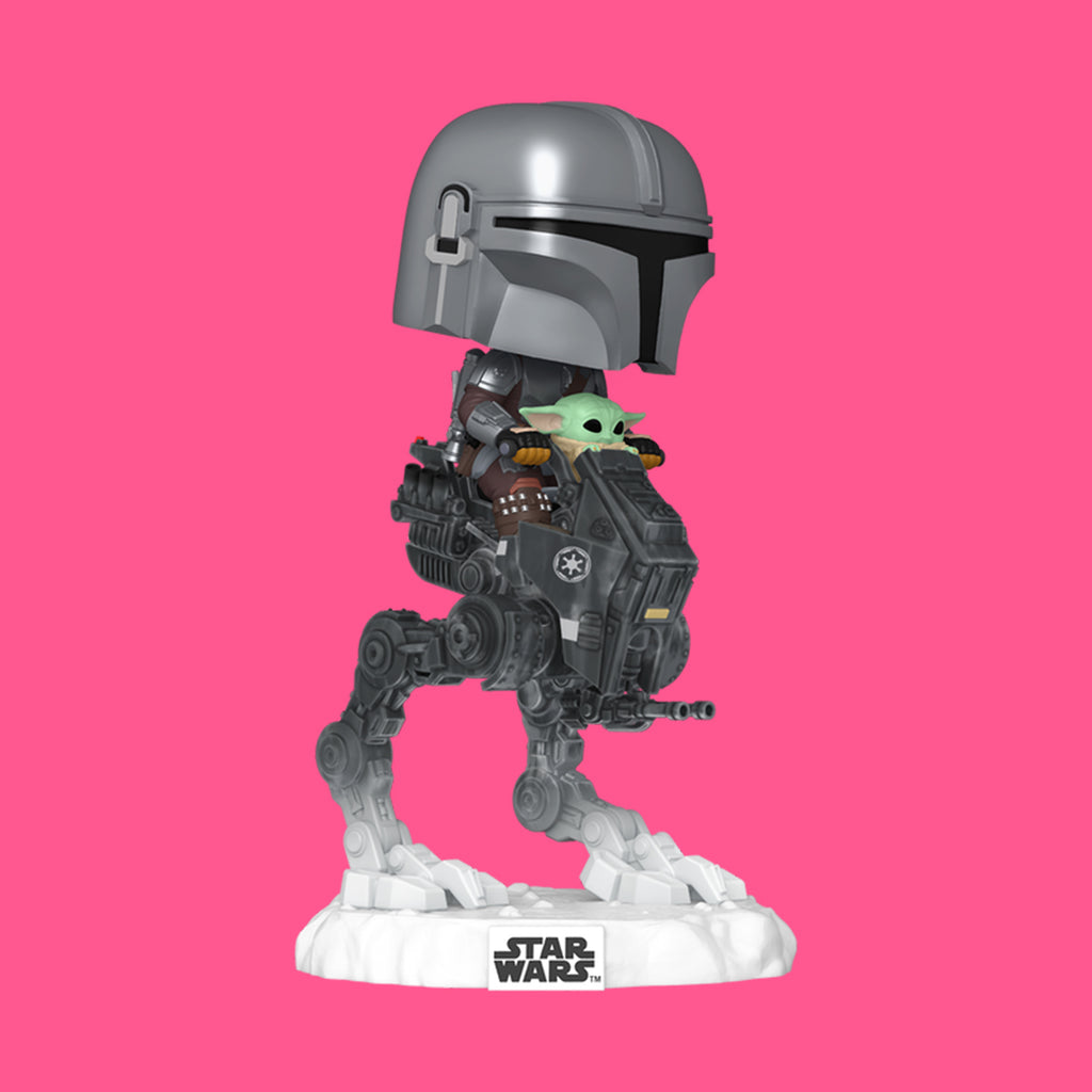Mandalorian with Grogu in Imperial Remnant AT-RT (837) Funko POP! Star Wars - The Mandalorian & Grogu