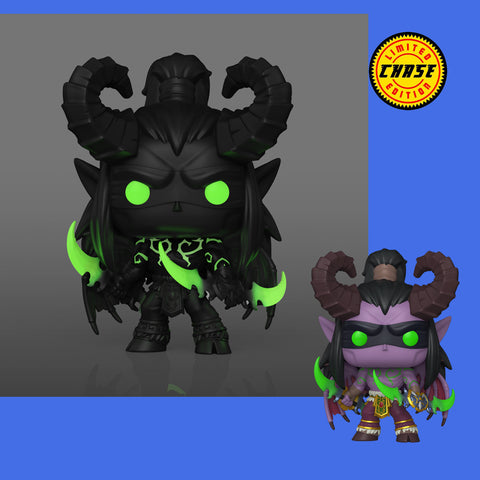 (Pre-Order) Illidan Chase Bundle (1101) Funko Pop! World of Warcraft: The War Within