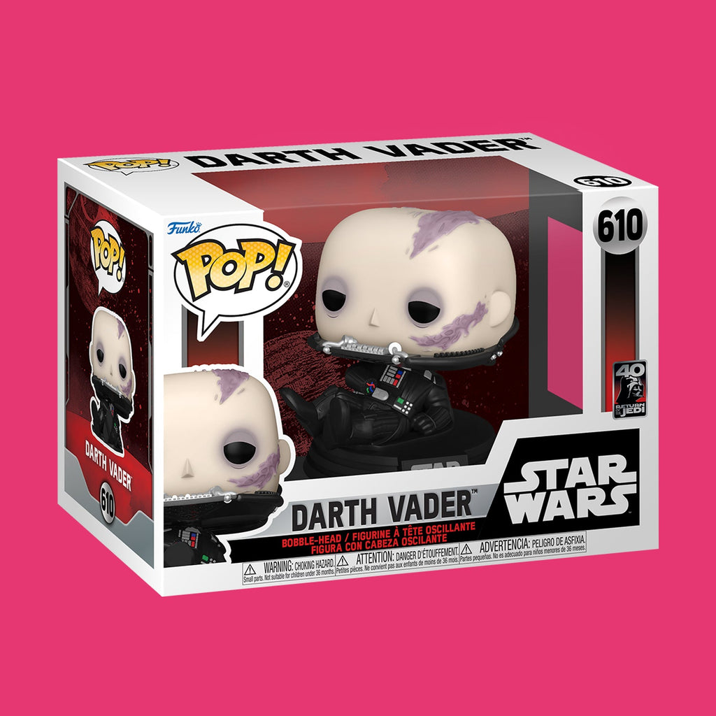 Darth vader deals unmasked funko pop