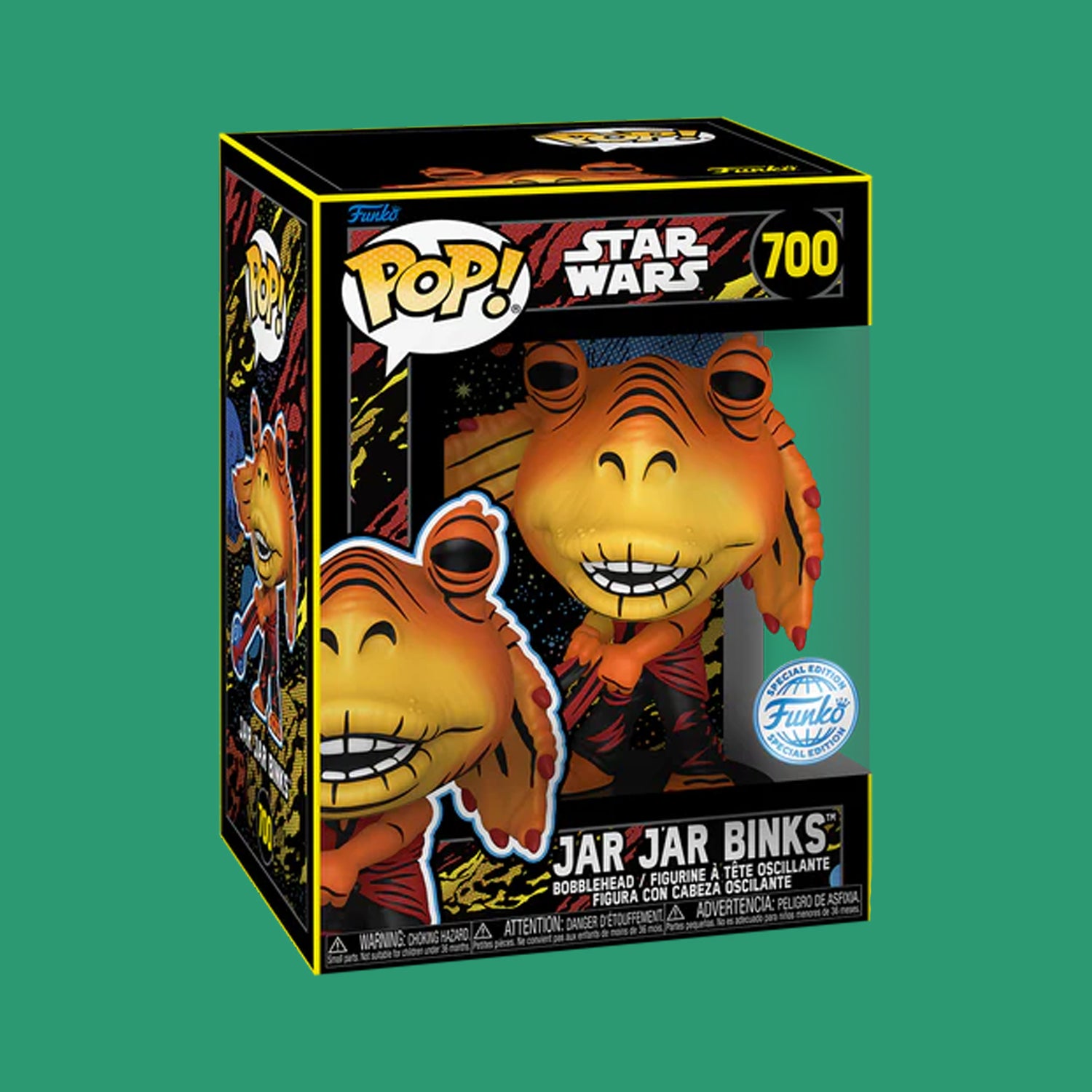 Retro Jar Jar Binks Funko Pop! (700) Star Wars: Episode I (NTG
