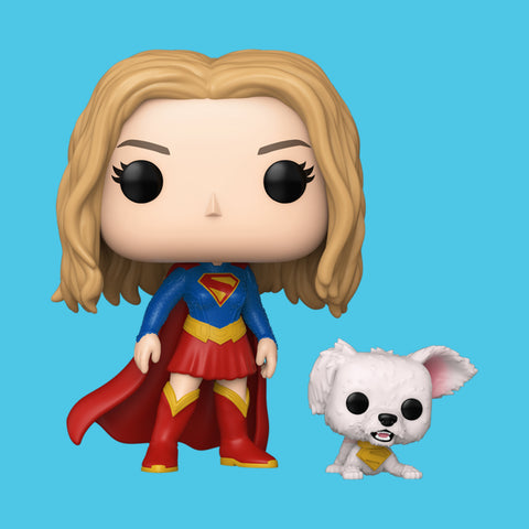 (Pre-Order) Supergirl with Puppy Krypto (633) Funko POP! DC Supergirl