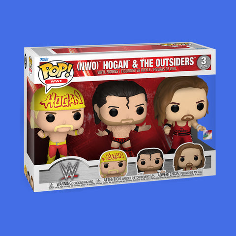 (Pre-Order) (NWO) Hogan & The Outsiders Funko Pop! 3er-Pack WWE