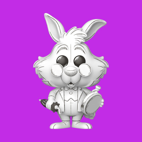 (Pre-Order) White Rabbit (1650) Funko Pop! Disney Sketched Deco