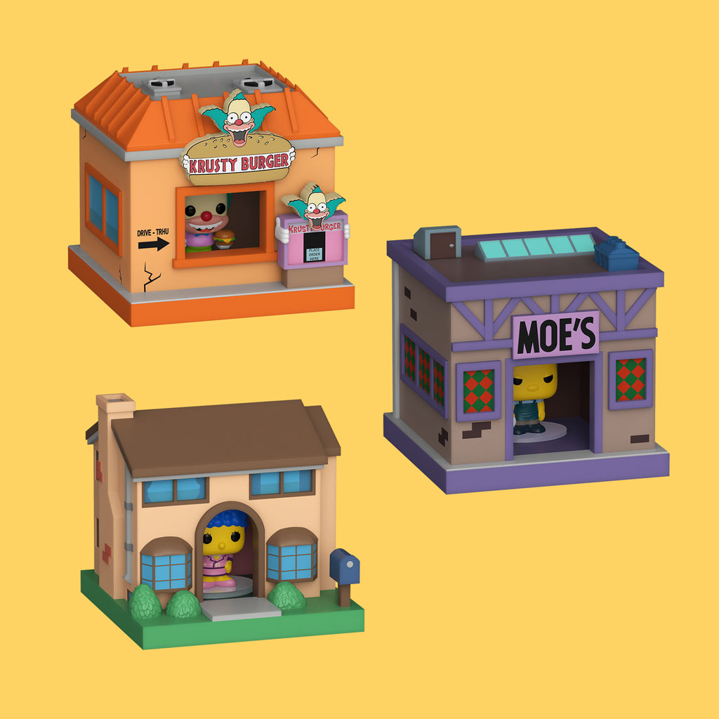 (Pre-Order) Simpsons 3-Pack  Funko Bitty Pop! Town