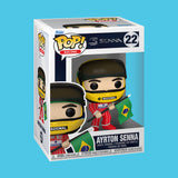 (Pre-Order) Ayrton Senna with Brazilian Flag (22) Funko Pop! Formel 1