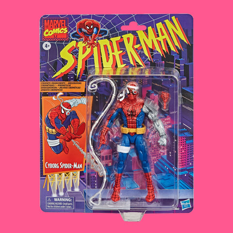Cyborg Spider-Man Actionfigur Marvel Legends Retro Collection