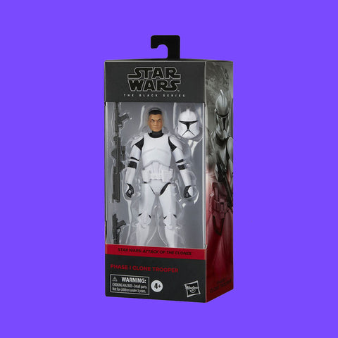 Phase I Clone Trooper Actionfigur Hasbro Star Wars Black Series Attack of the Clones