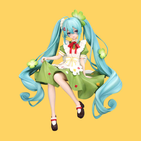 Flower Fairy Clover Hatsune Miku Noodle Stopper PVC Figur Furyu