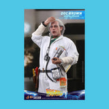 Hot Toys Doc Brown (Deluxe Version) Movie Masterpiece 1/6 Actionfigur Back to the Future