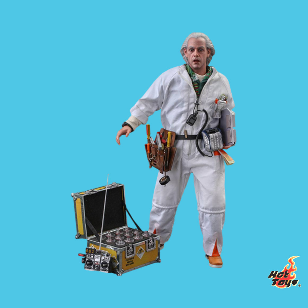 Hot Toys Doc Brown (Deluxe Version) Movie Masterpiece 1/6 Actionfigur Back to the Future