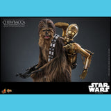 Chewbacca with Disassembled C-3PO Battle 1/6 Hot Toys Actionfigur Star Wars The Empire Strikes Back