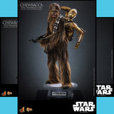 Chewbacca with Disassembled C-3PO Battle 1/6 Hot Toys Actionfigur Star Wars The Empire Strikes Back
