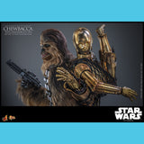 Chewbacca with Disassembled C-3PO Battle 1/6 Hot Toys Actionfigur Star Wars The Empire Strikes Back