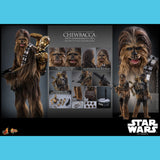 Chewbacca with Disassembled C-3PO Battle 1/6 Hot Toys Actionfigur Star Wars The Empire Strikes Back