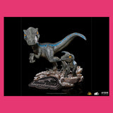 Blue & Beta PVC Statue Iron Studios Jurassic World