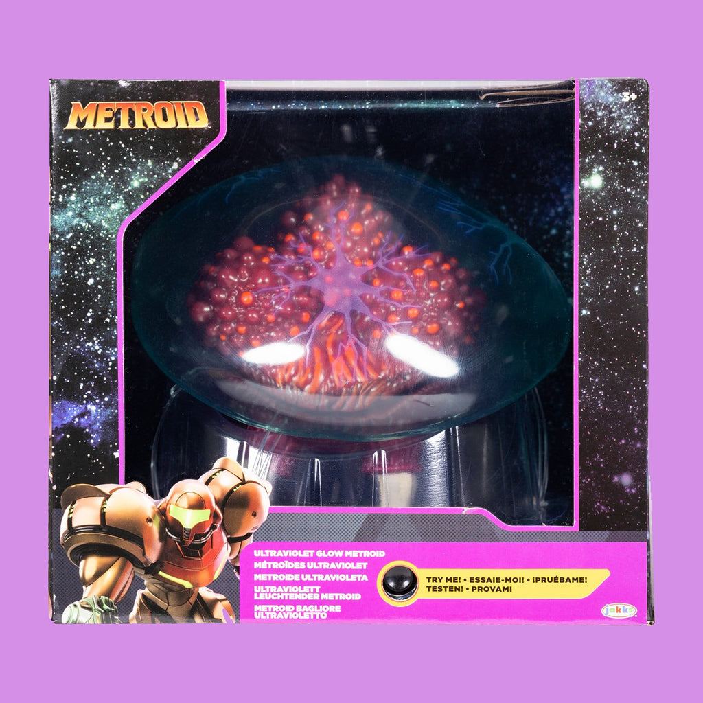 World of Nintendo Metroid Prime Actionfigur Metroid Ultraviolet (Glow in the Dark) 15 cm
