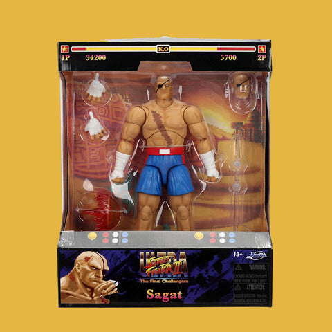 Sagat Actionfigur Jada Toys Ultra Street Fighter II