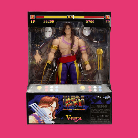 Vega Actionfigur Jada Toys Ultra Street Fighter II